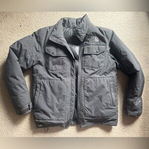 The North Face Men's Grey Winter Jacket Medium